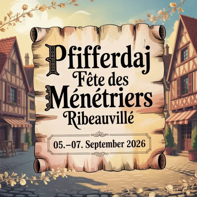Pfifferdaj – Fête des Ménétriers Ribeauvillé 2026