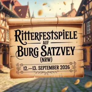 Ritterfestspiele auf Burg Satzvey (NRW) | 12. - 13. September 2026