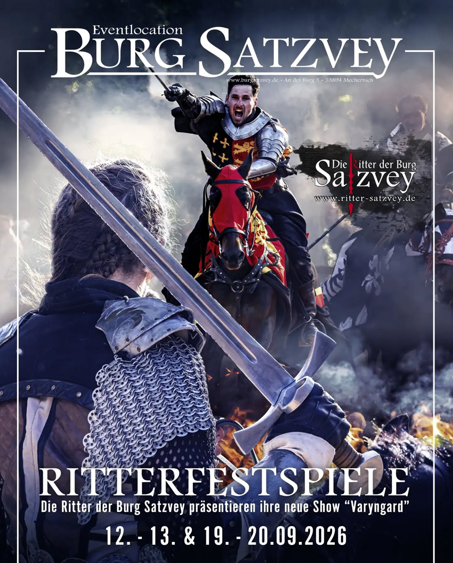 Ritterfestspiele auf Burg Satzvey (NRW) | 12. - 13. September 2026