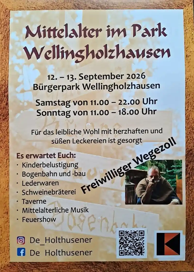 Mittelalter im Park – Wellingholzhausen (NI) 2026