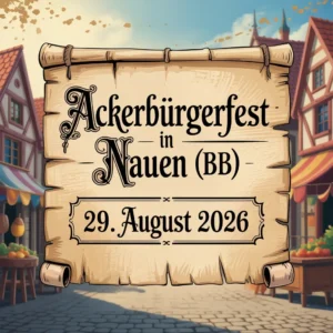 XV. Ackerbürgerfest in Nauen (BB) 2026
