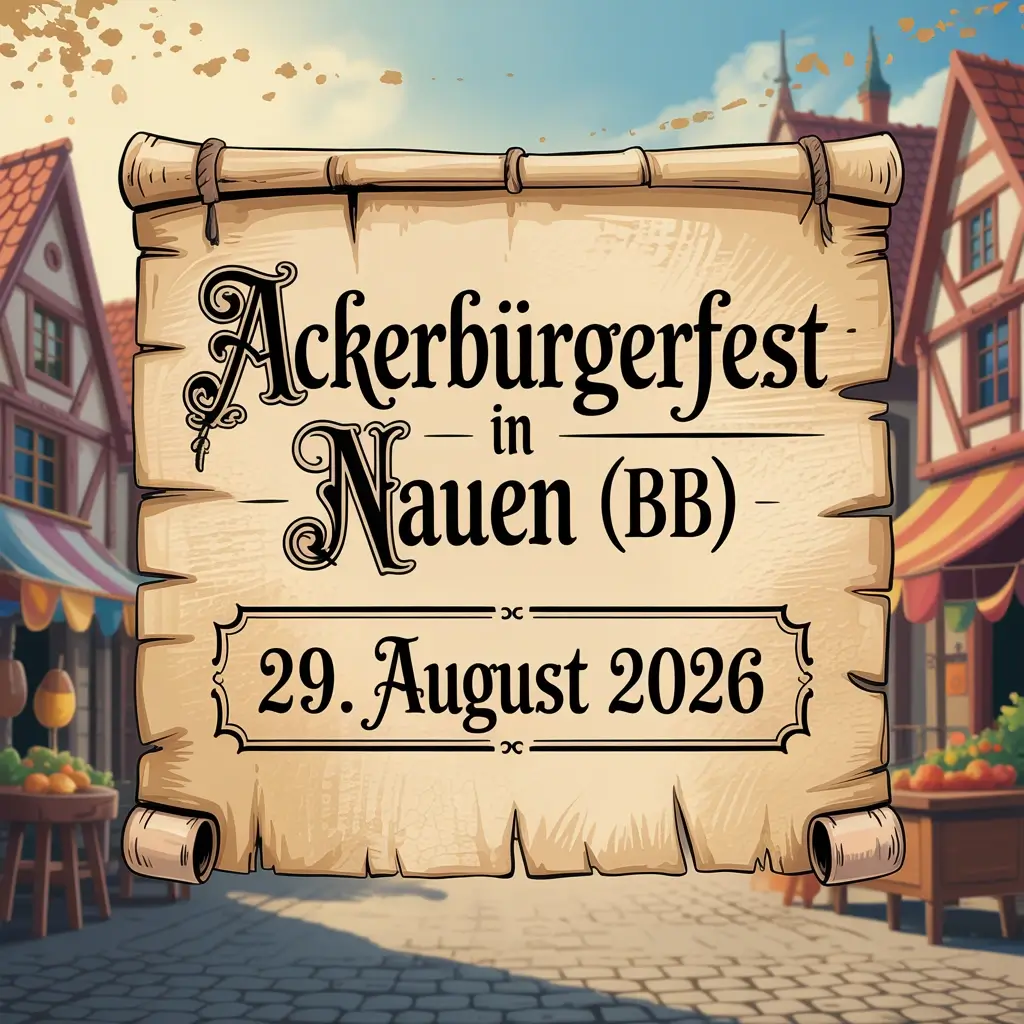 XV. Ackerbürgerfest in Nauen (BB) 2026