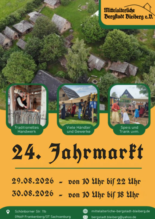 24. Bleiberger Jahrmarkt (SN) 2026
