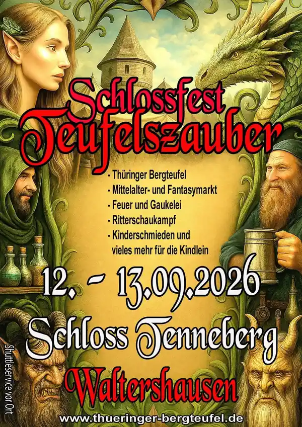 Schlossfest Teufelszauber auf Schloss Tenneberg 2026