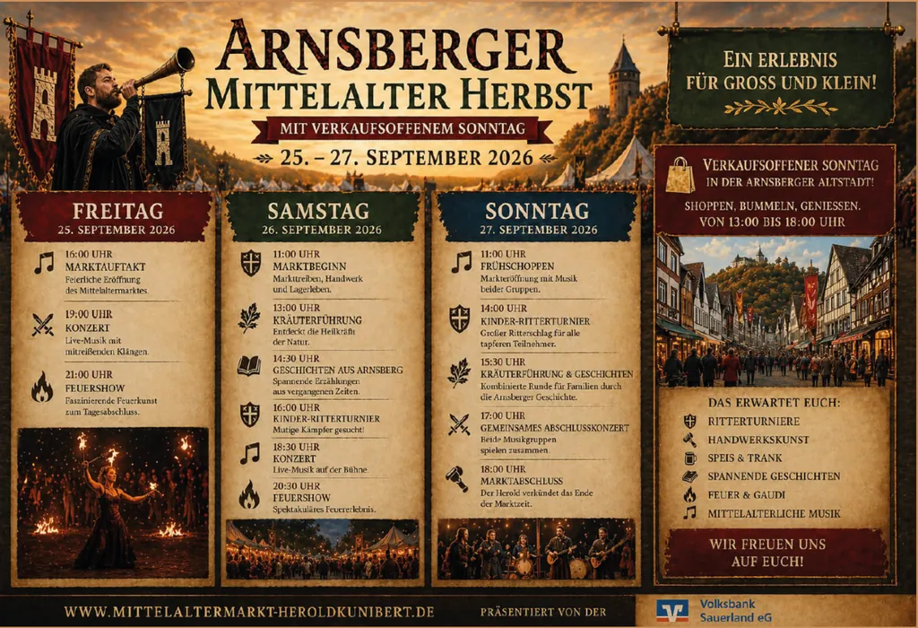 Arnsberger Mittelalter Herbst 2026