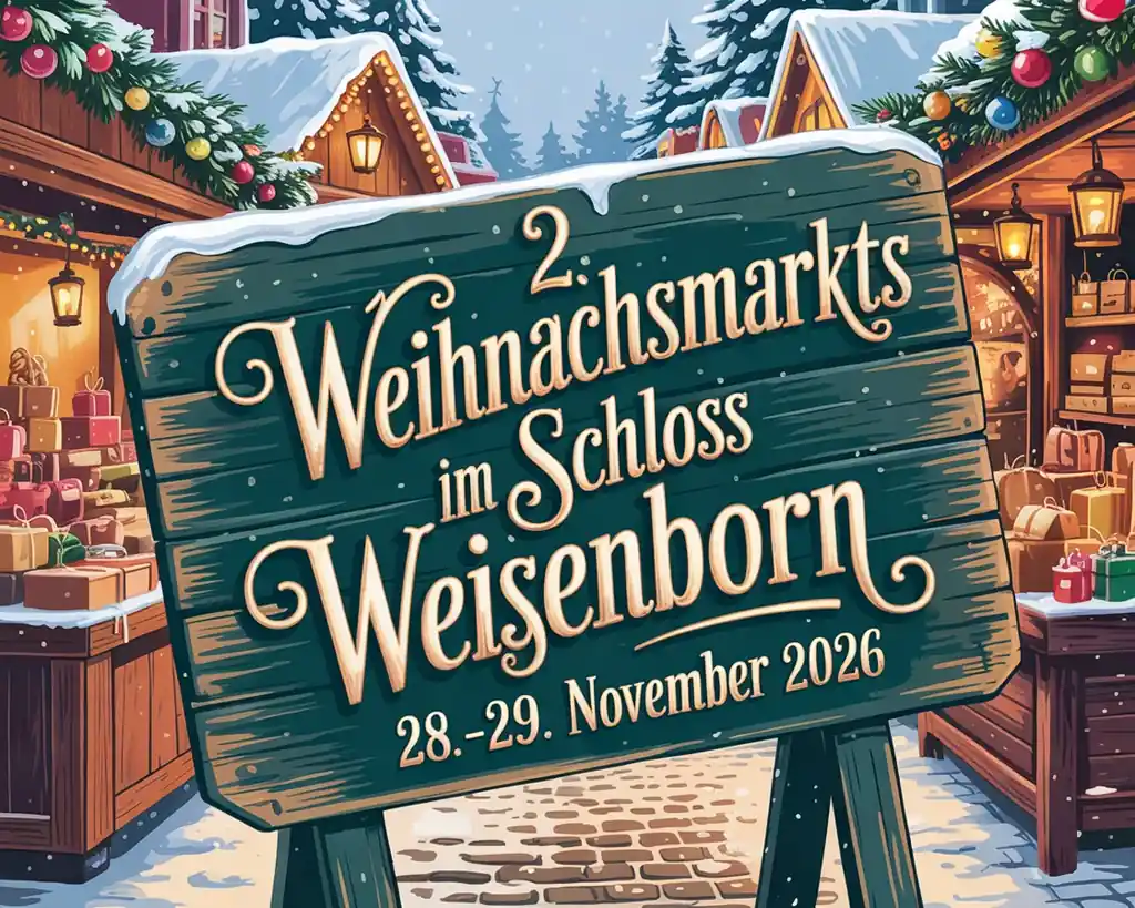 2. Weihnachtsmarkt im Schloss Weißenborn 2026