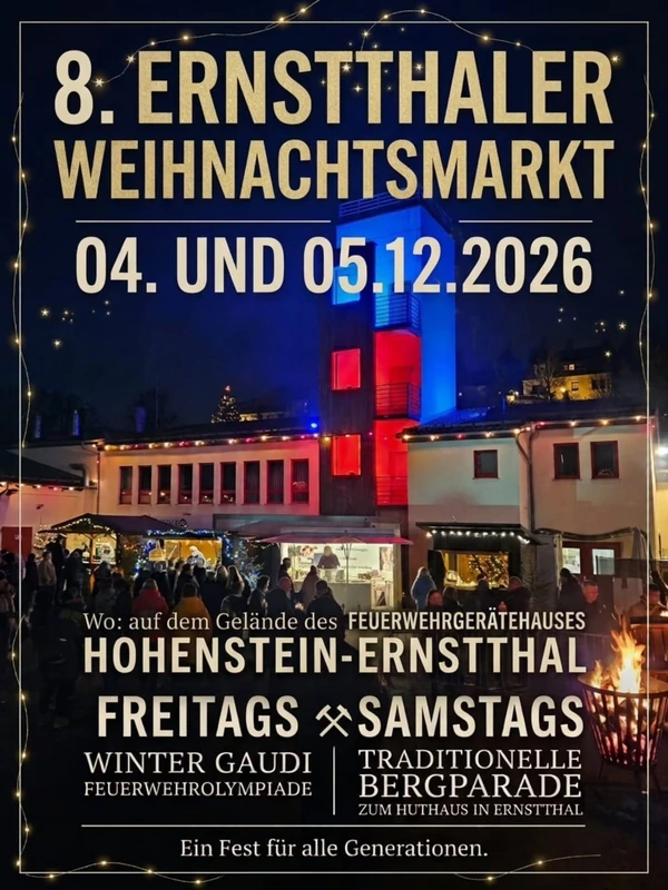8. Ernstthaler Weihnachtsmarkt 2026