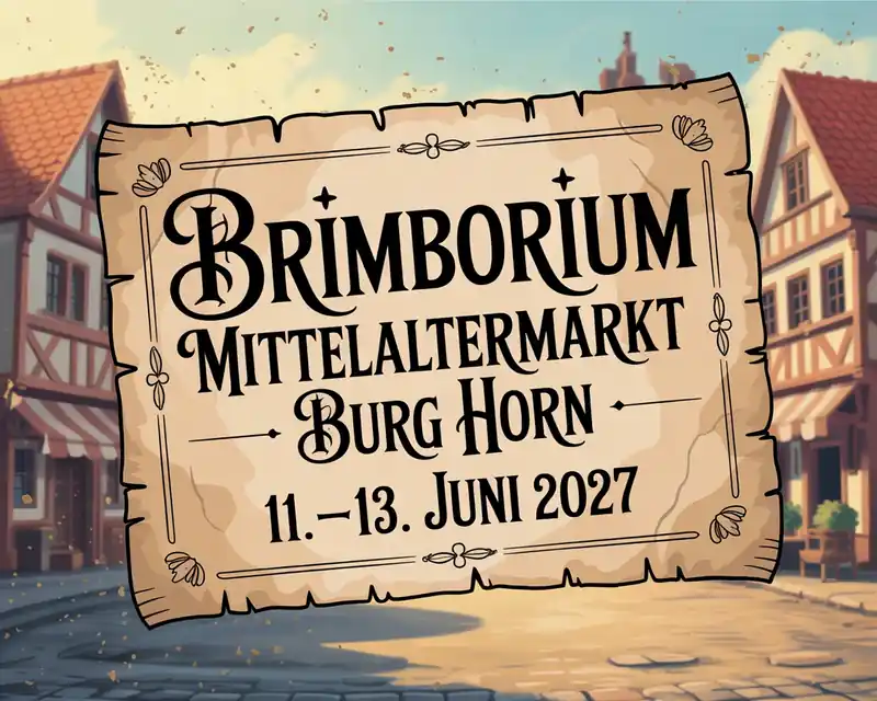 Brimborium – Mittelaltermarkt Burg Horn 2027