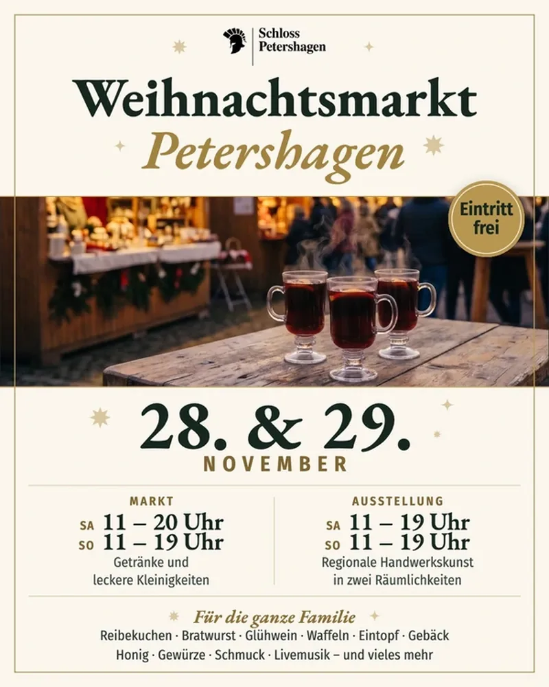 Weihnachtsmarkt Petershagen 2026