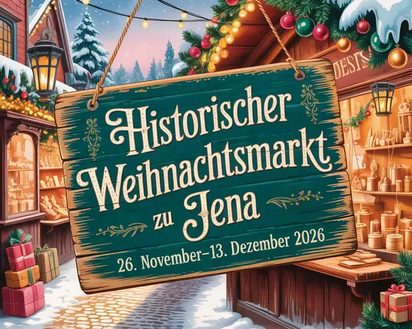 Historischer Weihnachtsmarkt zu Jena 2026