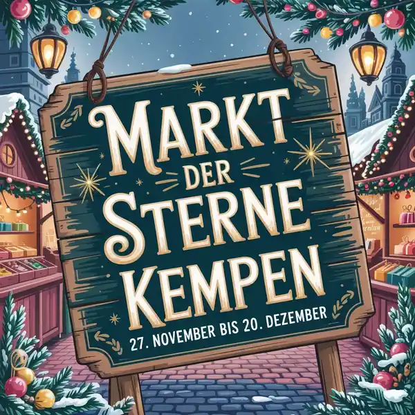 Markt der Sterne: Der Weihnachtsmarkt in Kempen 2026