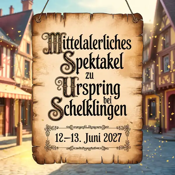 Mittelalterliches Spektakel zu Urspring bei Schelklingen 2027
