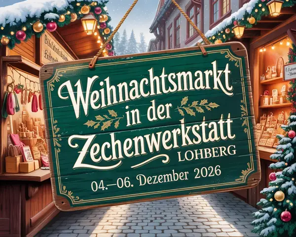 Weihnachtsmarkt in der Zechenwerkstatt Lohberg 2026